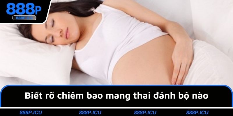 Biết rõ chiêm bao mang thai đánh bộ nào